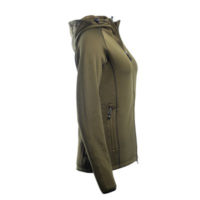 ARRAK Power Fleece Vest Lady Olive zijkant