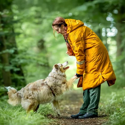 0D0A1513_2b233ffa-3588-47bc-8e1f-ccb2f5a1ba3b_1900x DC Long KeepDry Dog Walker Coat Mustard-Dorthea bos