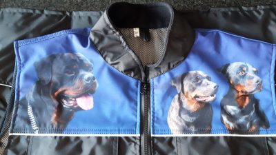 HST Hondentrainingsvest Eigen Logo of Foto HST Hondentrainingsvest Eigen Logo of Foto