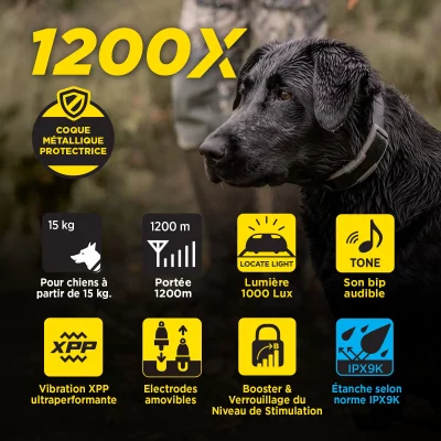DOGTRA 1200X 1-Dog Unit