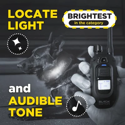 DOGTRA 1200X Black Trainingsband locate light