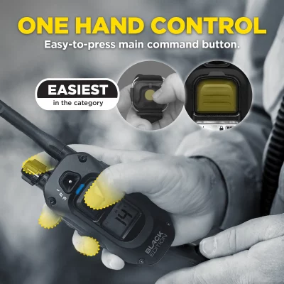 DOGTRA 1200X Black Trainingsband one hand