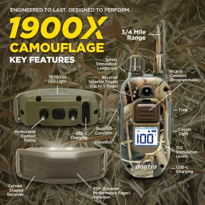 DOGTRA 1200X CAMO 1-Dog Unit camouflage