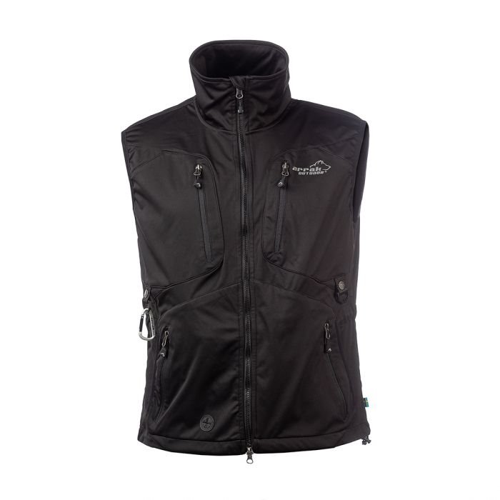 ARRAK Acadia Softshell Vest Unisex Black ARRAK Acadia Softshell Vest Unisex Black
