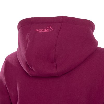 Arrak Sporty Hood Dames Fuchsia hoodie