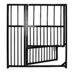 Puppypaneel met dubbele deur Zwart Puppypaneel met dubbele deur Zwart