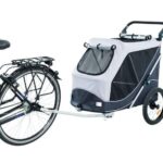 Trixie Chien Remorque Vélo Pliable Gris Trixie Hondenfietskar Opvouwbaar Grijs