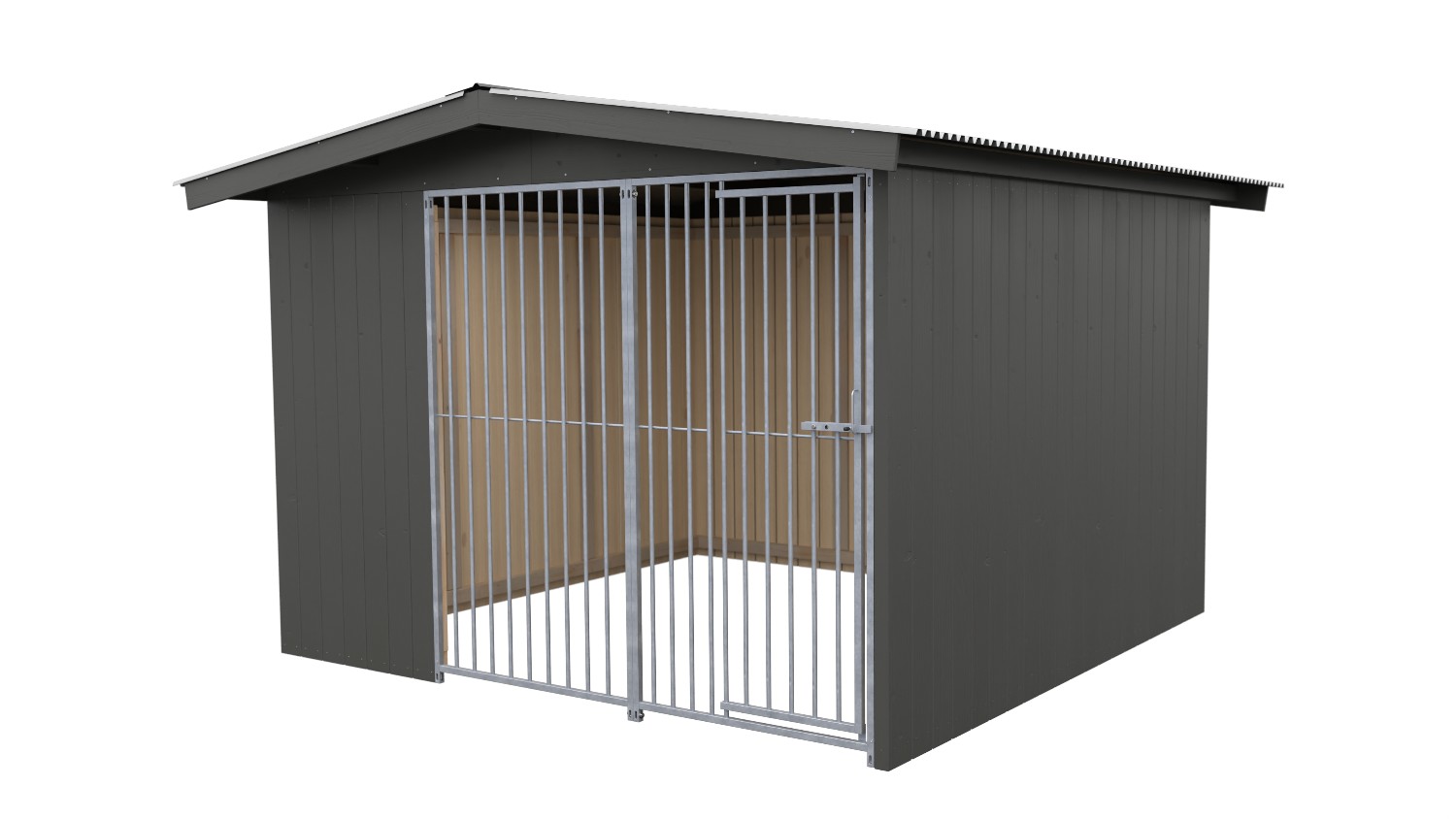 SAUERLAND Hundehütte Villa aus Holz SAUERLAND Houten Hondenkennel Villa