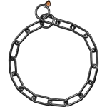 Ketting Lange Schakel Zwart RVS 5 mm Ketting Lange Schakel Zwart RVS 5 mm