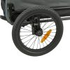 9 TRIXIE Fietskar tot 23 kg Blauw/Grijs
