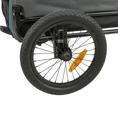 9 TRIXIE Fietskar tot 23 kg Blauw/Grijs