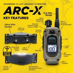 DOGTRA ARC-X Kit 2-Dog Unit Key Features