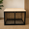 Bench Dressoir Nieuw steigerhout met Blanke Beits Bench Dressoir Nieuw steigerhout met Blanke Beits
