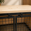Bench Dressoir Nieuw steigerhout met Blanke Beits 2 Bench Dressoir Nieuw steigerhout met Blanke Beits