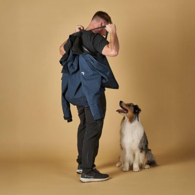 Blauw1 Dogcoach Pack&Carry Shell Jacket Men Blauw