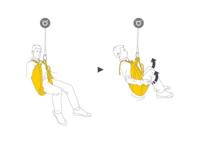 C060AA00-PITAGOR-focus-2_LowRes PETZL Comfortabele Evacuatiedriehoek PITAGOR