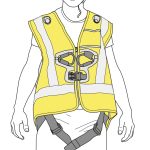 PETZL HI-VIZ vest for NEWTON harnesses PETZL HI-VIZ vest for NEWTON harnesses