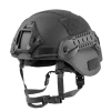 Composites-Solutions-LOW-CUT-Helmet-Rails-Shroud-Black-45 CS ACH / MICH Helmet Low Cut Rails / Shroud