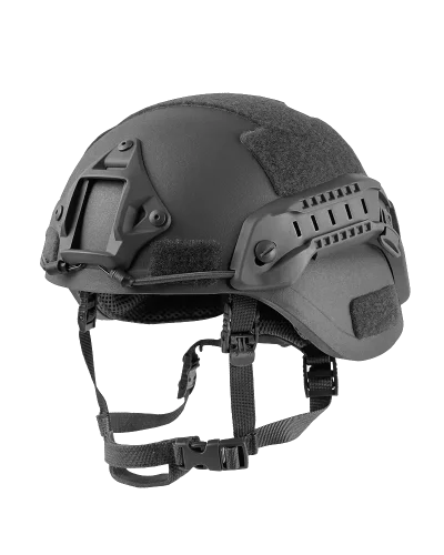 Composites-Solutions-LOW-CUT-Helmet-Rails-Shroud-Black-45 CS ACH / MICH Helmet Low Cut Rails / Shroud