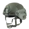 Composites-Solutions-LOW-CUT-Helmet-Rails-Shroud-Olive-45 CS ACH / MICH Helmet Low Cut Rails / Shroud