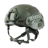 Composites-Solutions-MID-CUT-Helmet-Rails-Shroud-Olive-45 CS ACH / MICH Helmet Mid Cut Rails / Shroud
