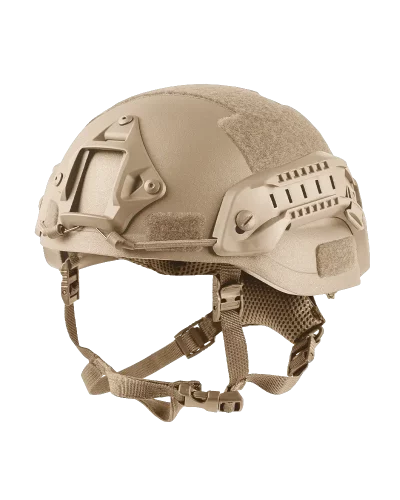 Composites-Solutions-MID-CUT-Helmet-Rails-Shroud-Tan-45-B CS ACH / MICH Helmet Mid Cut Rails / Shroud