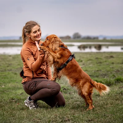 DC FeelFree Dog Walker Zip Jacket Caramel Emma 3 DC FeelFree Dog Walker Zip Jacket Caramel Emma