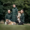 DC Long KeepDry Dog Walker Coat Pinetree-Macro famely