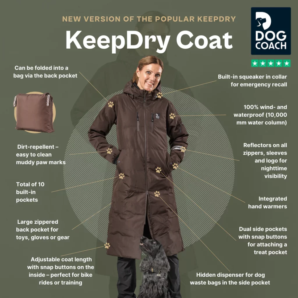 DC Long KeepDry Dog Walker Coat