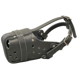 Elite K9 Leather Police Muzzle