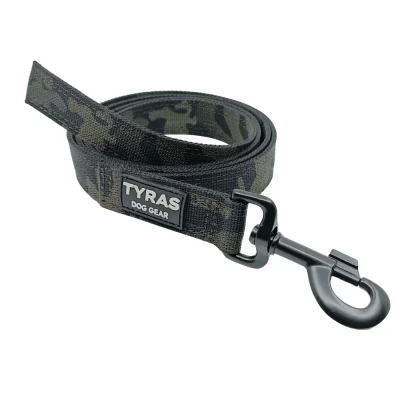 TYRAS Everyday Working Leash Multicam Black