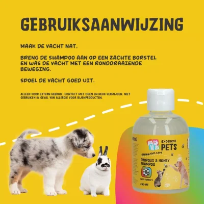 Excellent Pets Propolis & Honey Shampoo 250 ml5 Excellent Pets Propolis & Honey Shampoo 250 ml
