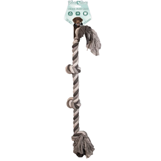 Floss Dental Rope 4 Knot 85 cm Dogpride NL