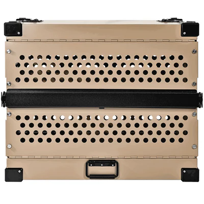 HS Sprenger Hondenbech grijs zand2 HS Sprenger Opvouwbare Hondenbench Zand