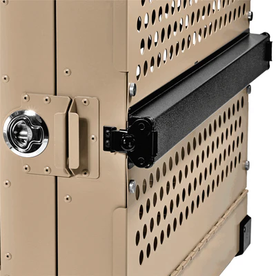 HS Sprenger Hondenbech grijs zand6 HS Sprenger Opvouwbare Hondenbench Zand