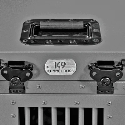 HS Sprenger Hondenbech grijs6 HS Sprenger Opvouwbare Hondenbench Grijs