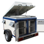 GLA-WEL DOG-Sport 3B-D remorque pour chien avec 3 boxes GLA-WEL DOG-Sport 3B-D hondenaanhanger met 3 boxen