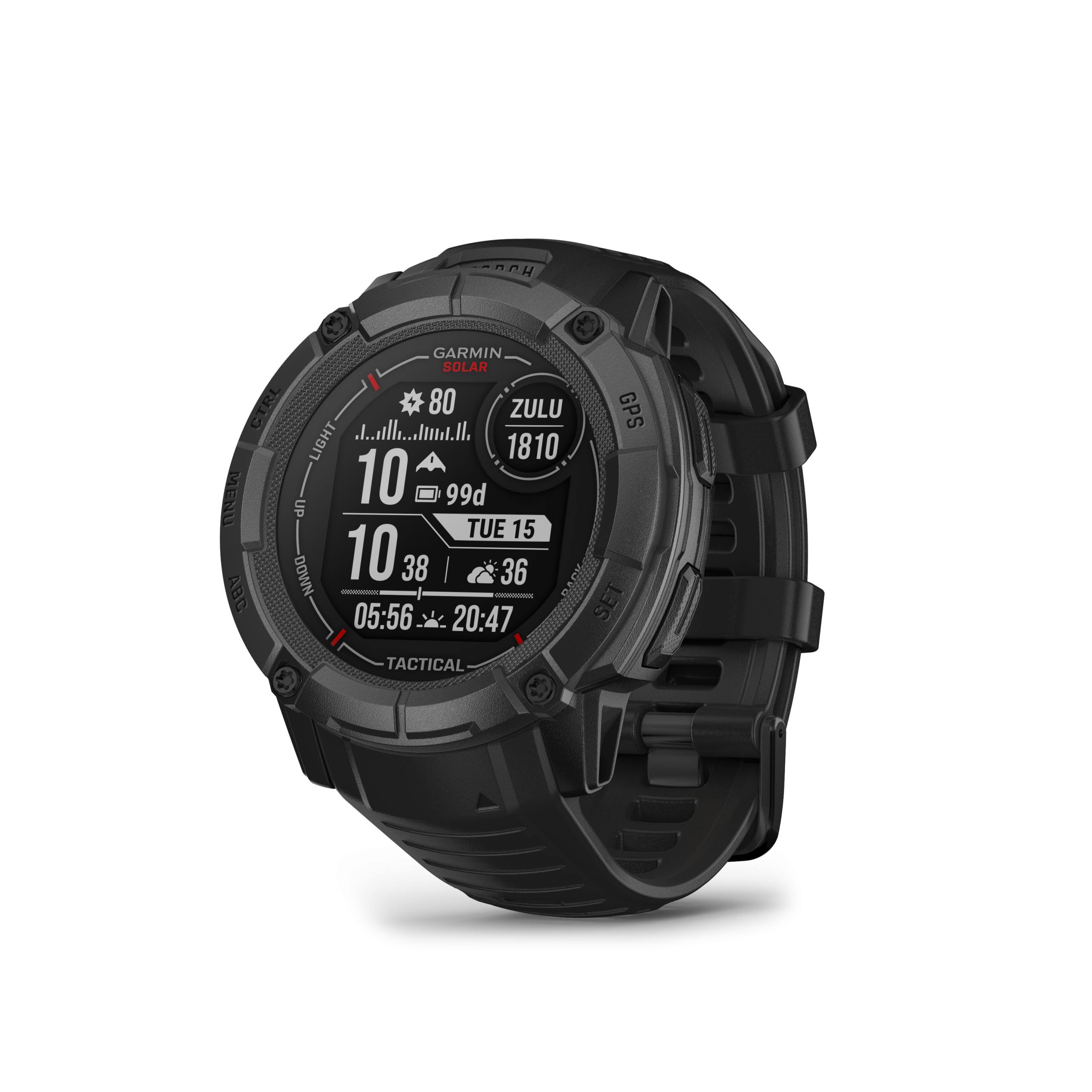 Garmin Instinct 2X Solar Tactical Edition: GPS Robusto, Ricarica Solare, Tattico – Nero - copertina