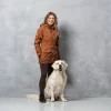 DC Pack&Carry Shell Jacket Caramel Lee with dog