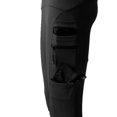 DC FeelFree Dog Walker Tights Black/Ruby detail