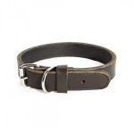 K9 Factory Dubbel Leren halsband Nero 30mm x 650 mm K9 Factory Dubbel Leren halsband Nero 30mm x 650 mm