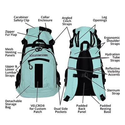 K9 Sport Sack® PLUS 2 Summer Mint4 K9 Sport Sack® PLUS 2 Summer Mint