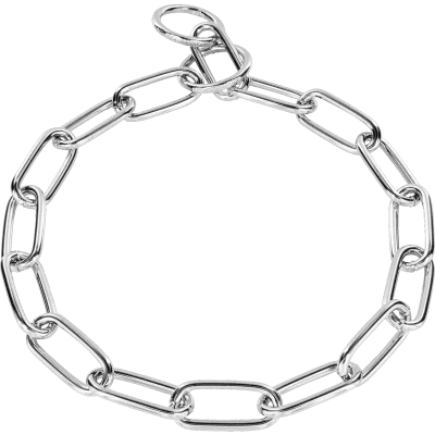 Ketting Lange Schakel Verchroomd Staal 4.0 mm