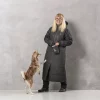 DC Long KeepDry Dog Walker Coat Black-Conner