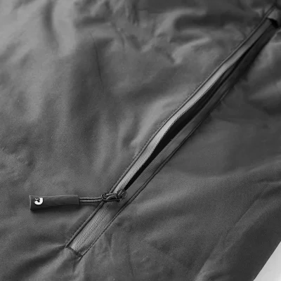 DC Long KeepDry Dog Walker Coat Black-Conner detail