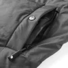 DC Long KeepDry Dog Walker Coat Black-Conner detail