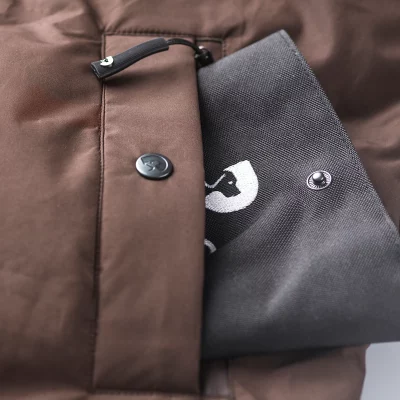 LongPadded-Mocca-Detail_3_1900x DC Long KeepDry Dog Walker Coat Bison-Molly