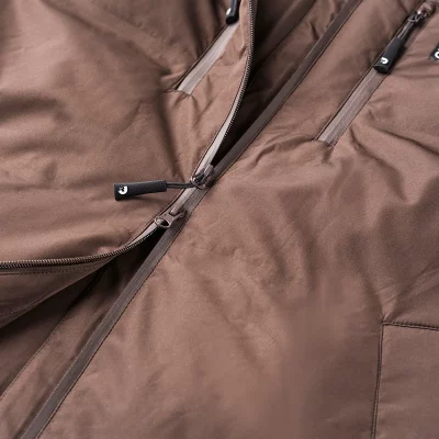 LongPadded-Mocca-Detail_5_1900x DC Long KeepDry Dog Walker Coat Bison-Molly detail
