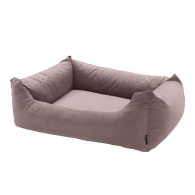 MADISON Velours Dog Bed Roze