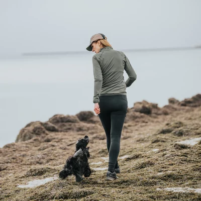 DC FeelFree Dog Walker Tights Black/Ruby